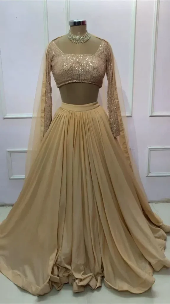 Golden GlaceLehanga Set