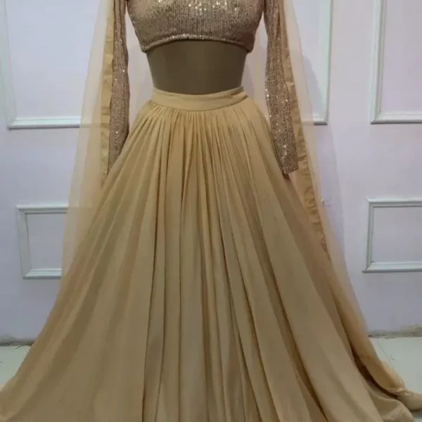 Golden GlaceLehanga Set