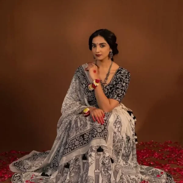 Tessar Silk Lehenga under 2500 with foil work and Resham latkan dupatta - FashionFaatak