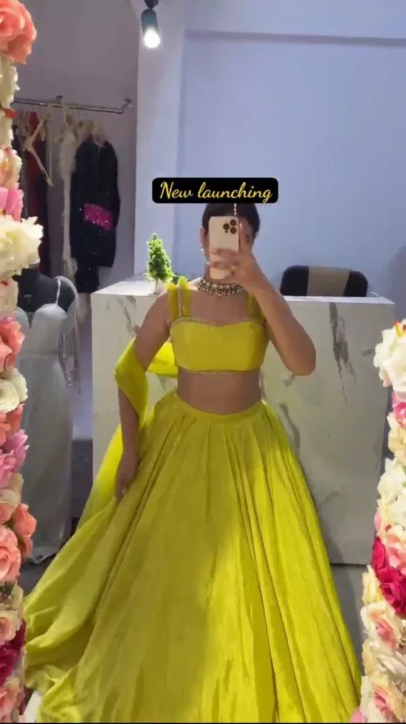 Wedding Satin Lehenga